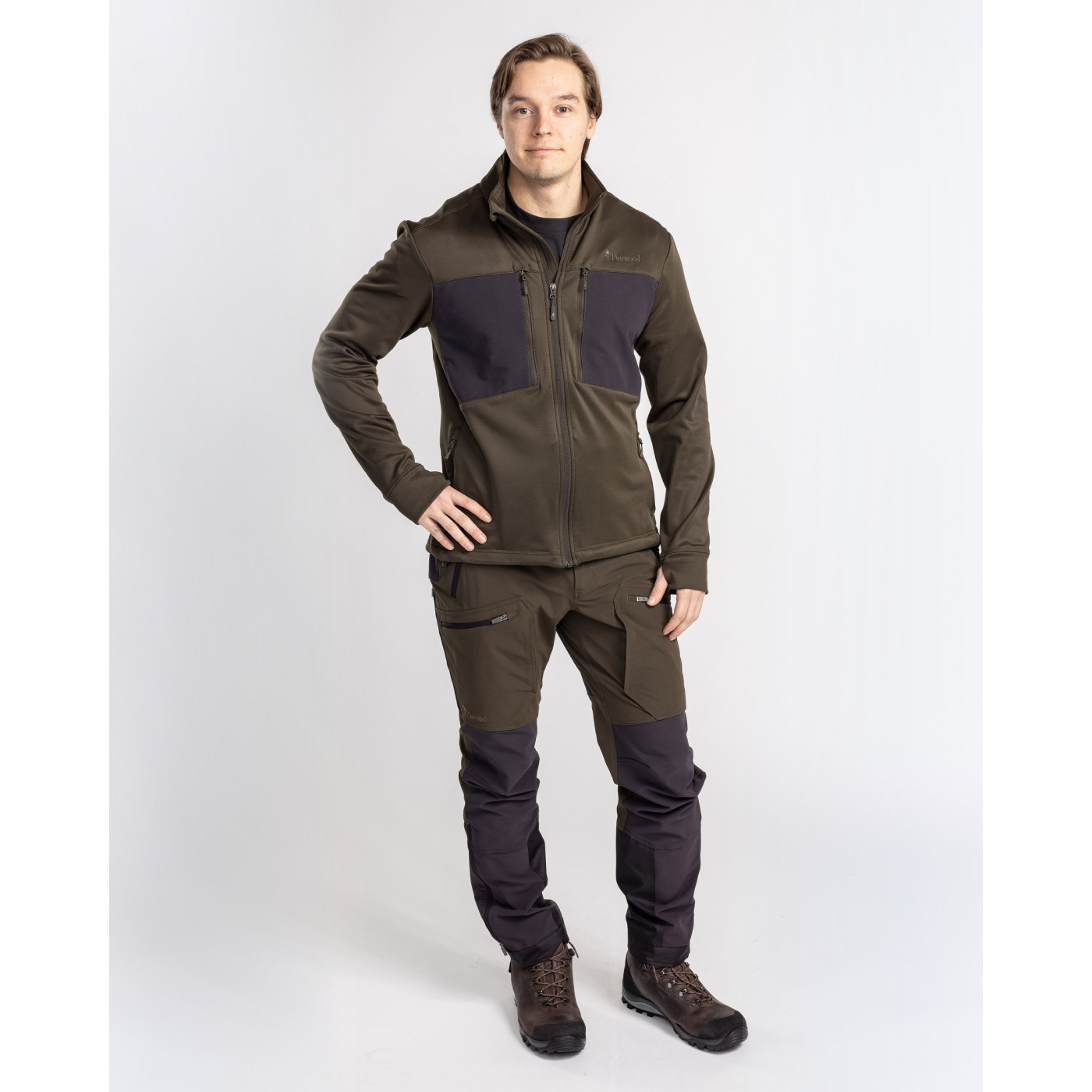 Bluza męska PINEWOOD ABISKO POWER FLEECE 5209