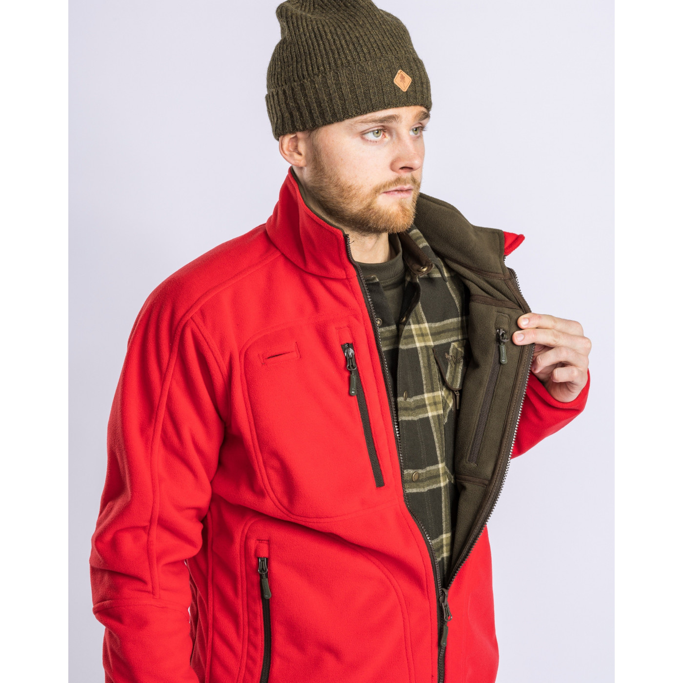 Dwustronna męska kurtka polarowa PINEWOOD FURUDAL 5718