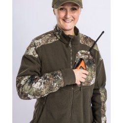 Kurtka polarowa damska PINEWOOD SMALAND HUNTERS CAMOU