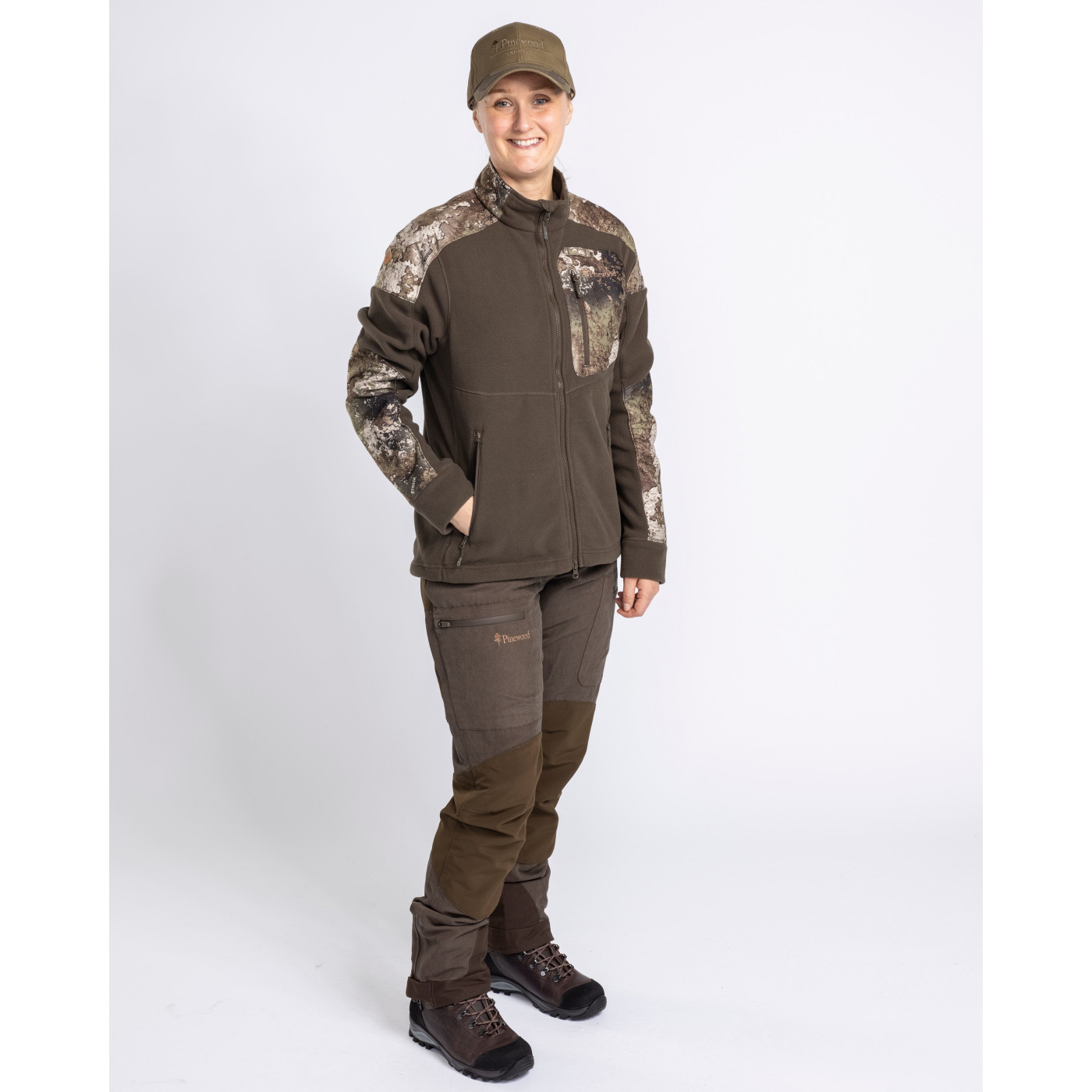 Kurtka polarowa damska PINEWOOD SMALAND HUNTERS CAMOU