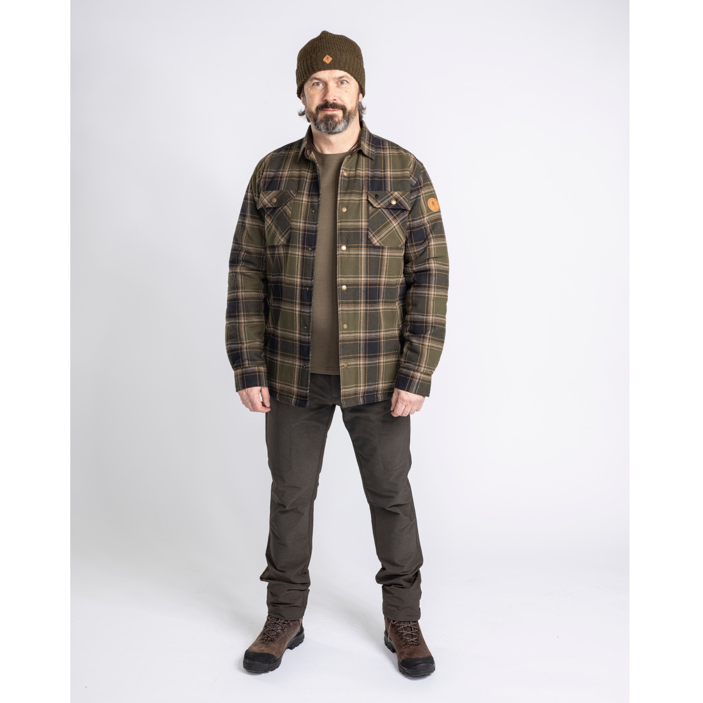 KOSZULA PINEWOOD® FINNVEDEN CHECKED PADDED 5008