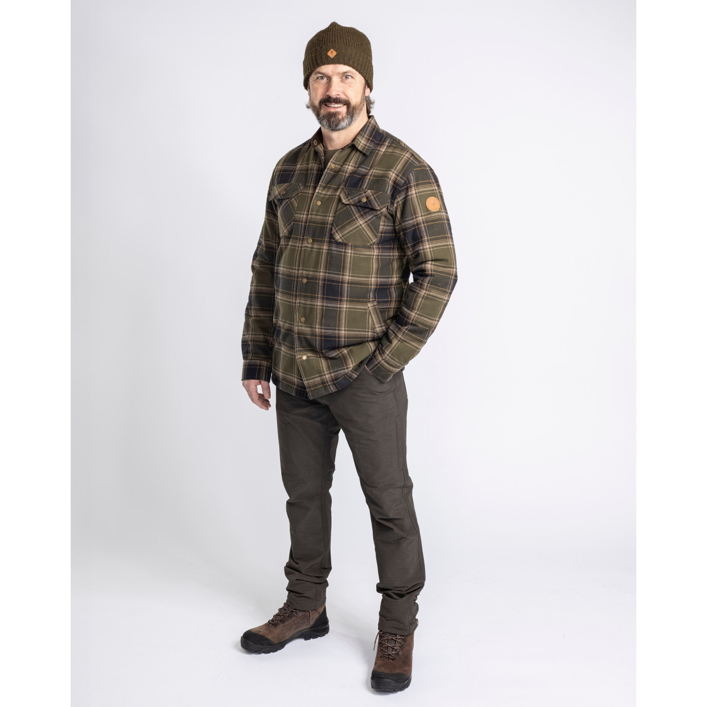 KOSZULA PINEWOOD® FINNVEDEN CHECKED PADDED 5008