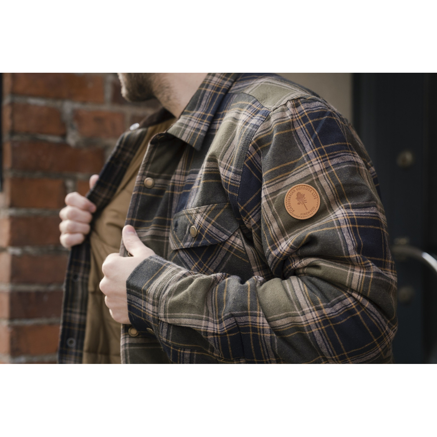 KOSZULA PINEWOOD® FINNVEDEN CHECKED PADDED 5008