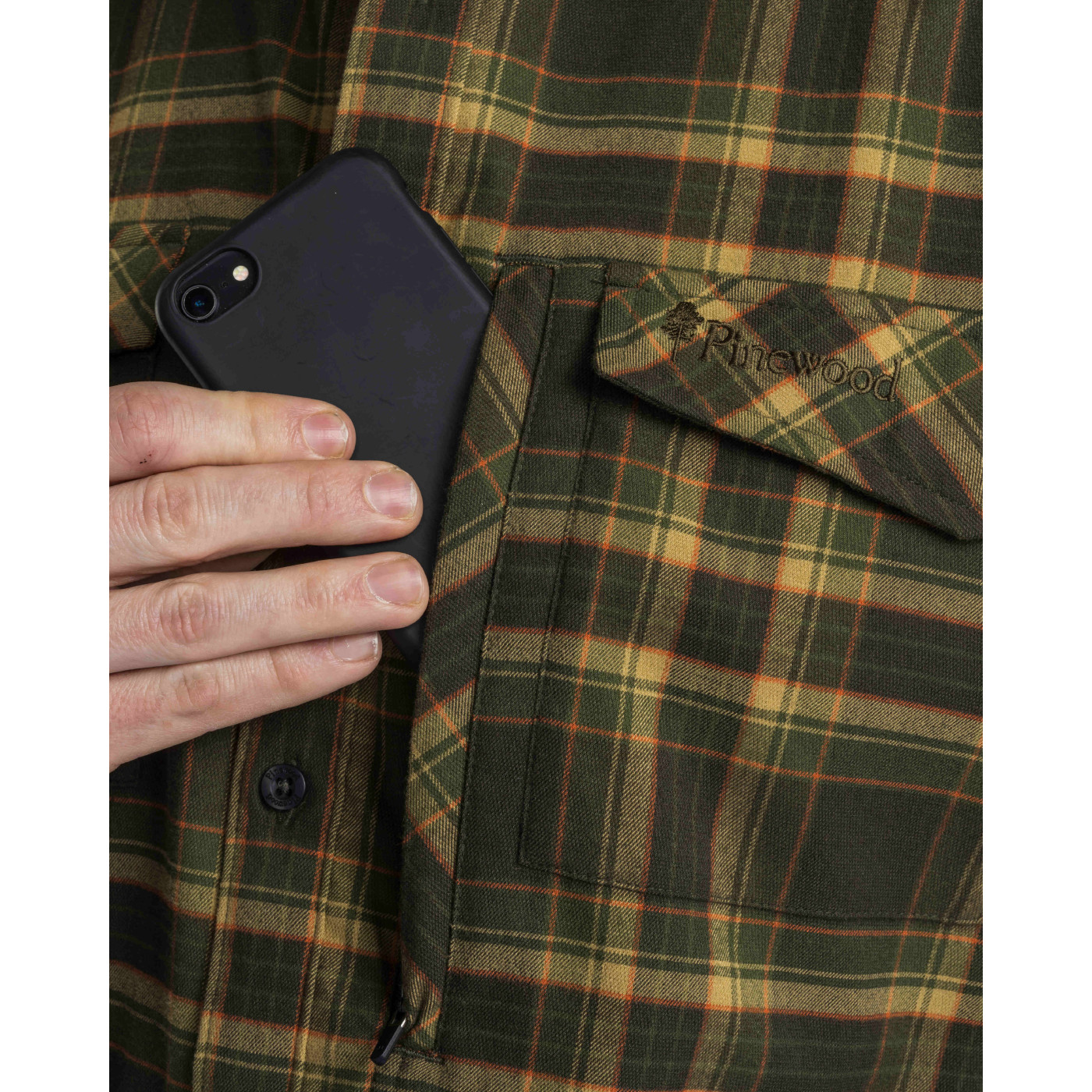 Koszula męska PINEWOOD® ABISKO HIKING FLANNEL SHIRT M 5225