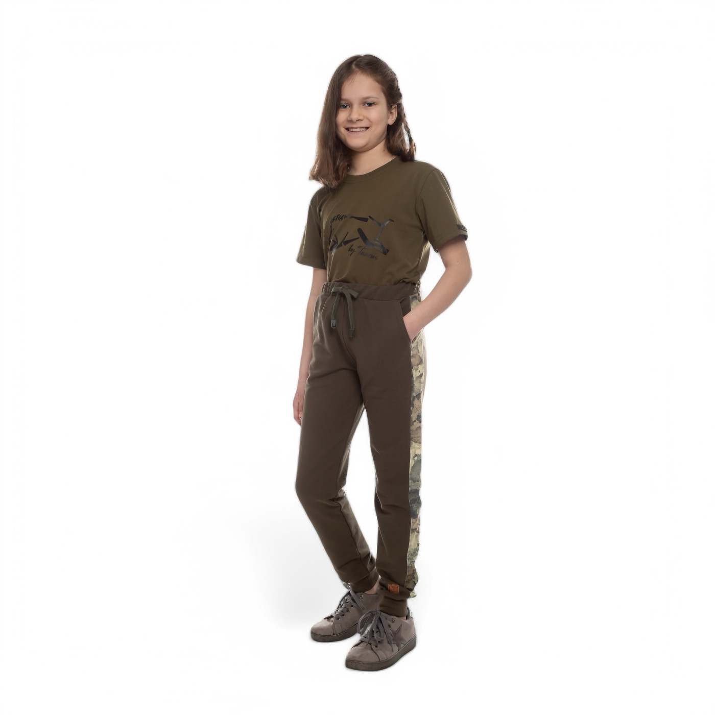 Spodnie dziecęce Taurus Camo Green TA-175