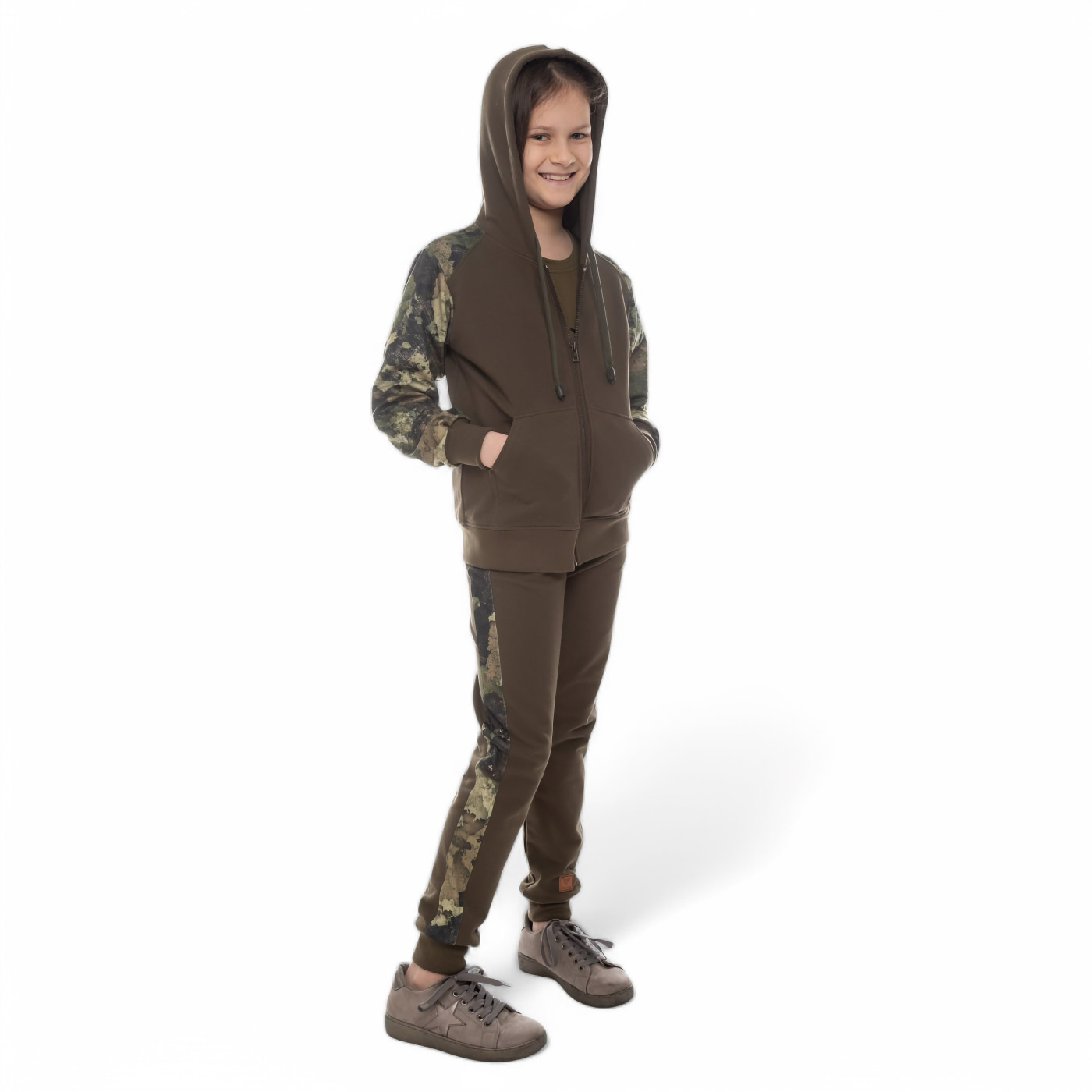 Spodnie dziecęce Taurus Camo Green TA-175
