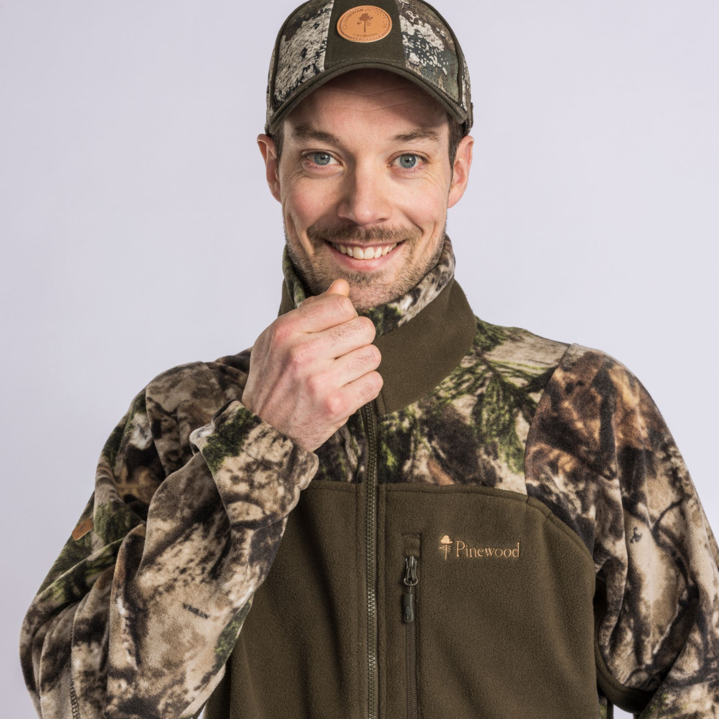 BLUZA POLAROWA PINEWOOD® - URUDAL HUNTERS CAMOU FLEECE JKT 8761