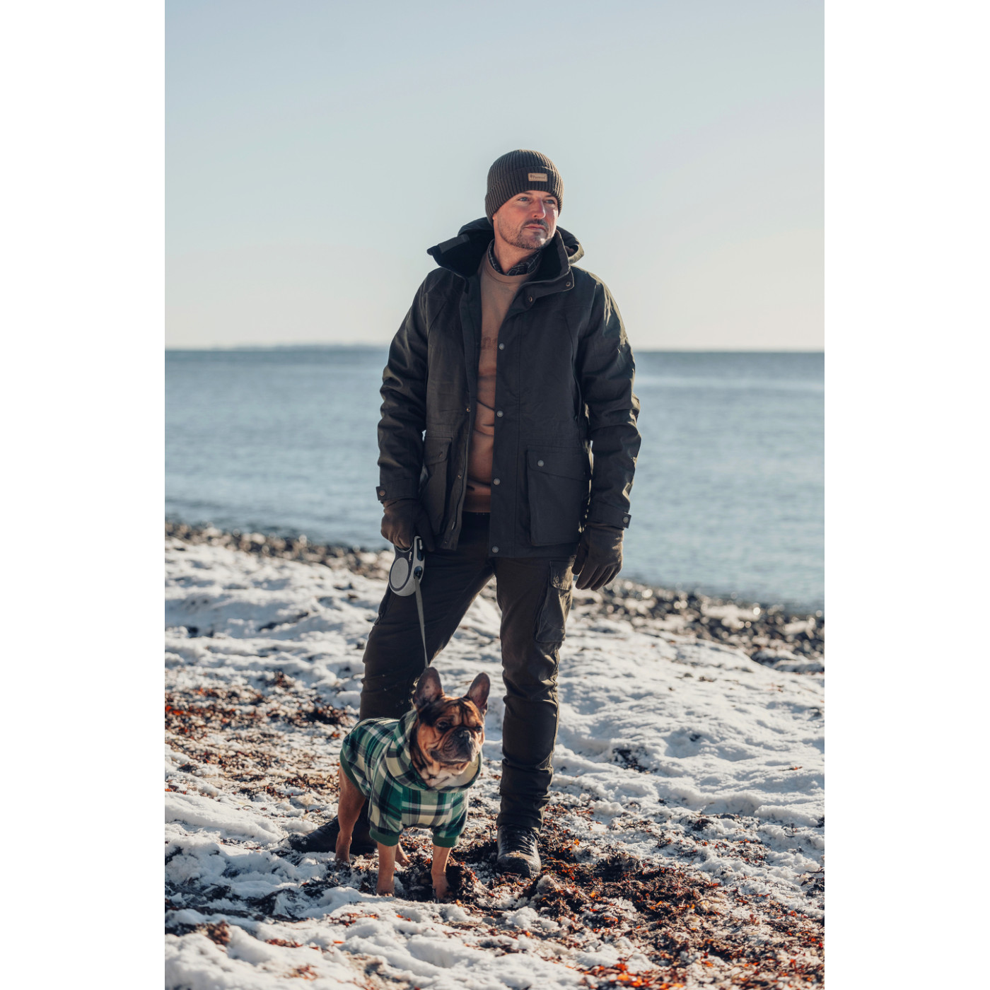 Kurtka Męska myśliwska z membraną PINEWOOD® Nydala Insulation Wool Parka 5813