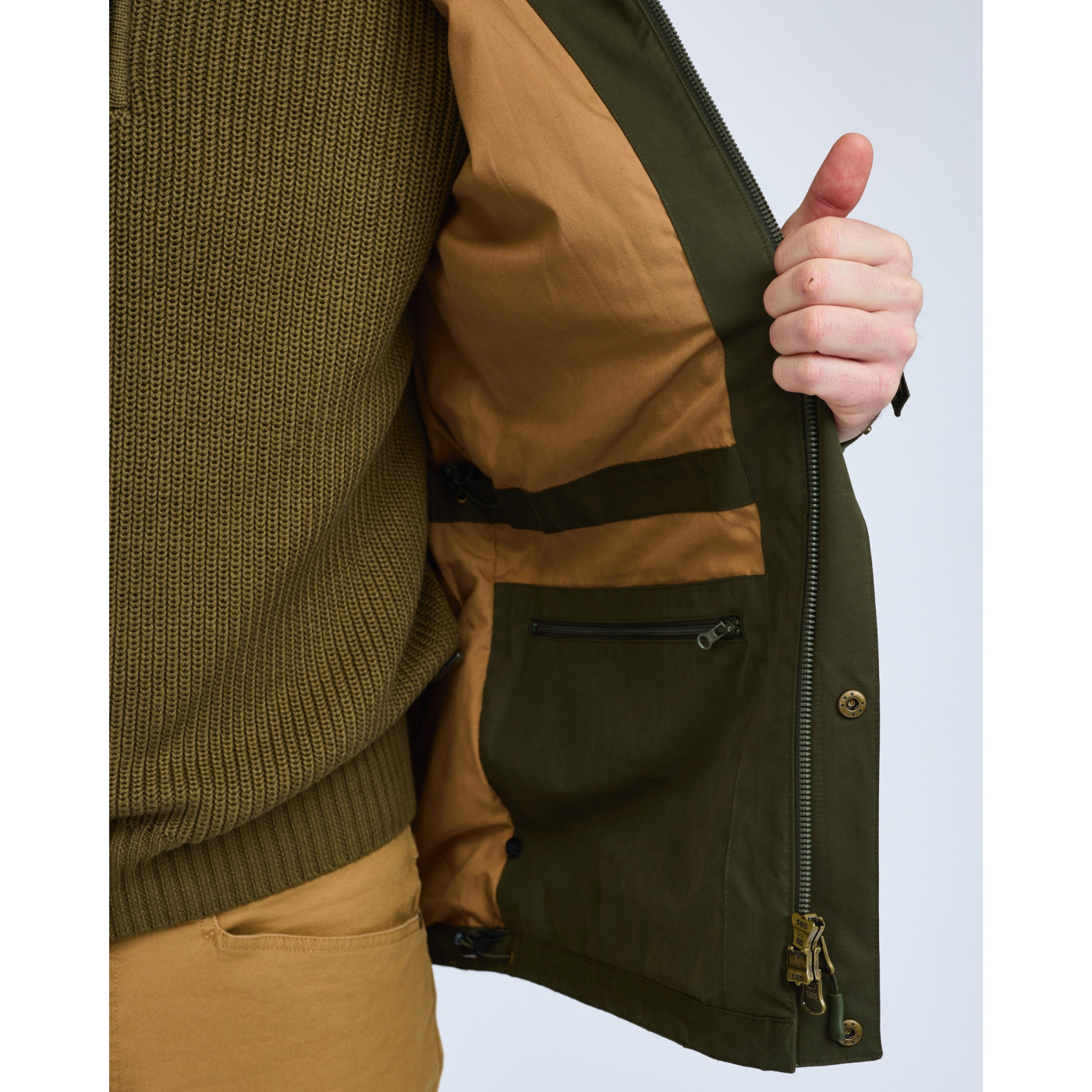 Kurtka Męska myśliwska z membraną PINEWOOD® Nydala Insulation Wool Parka 5813