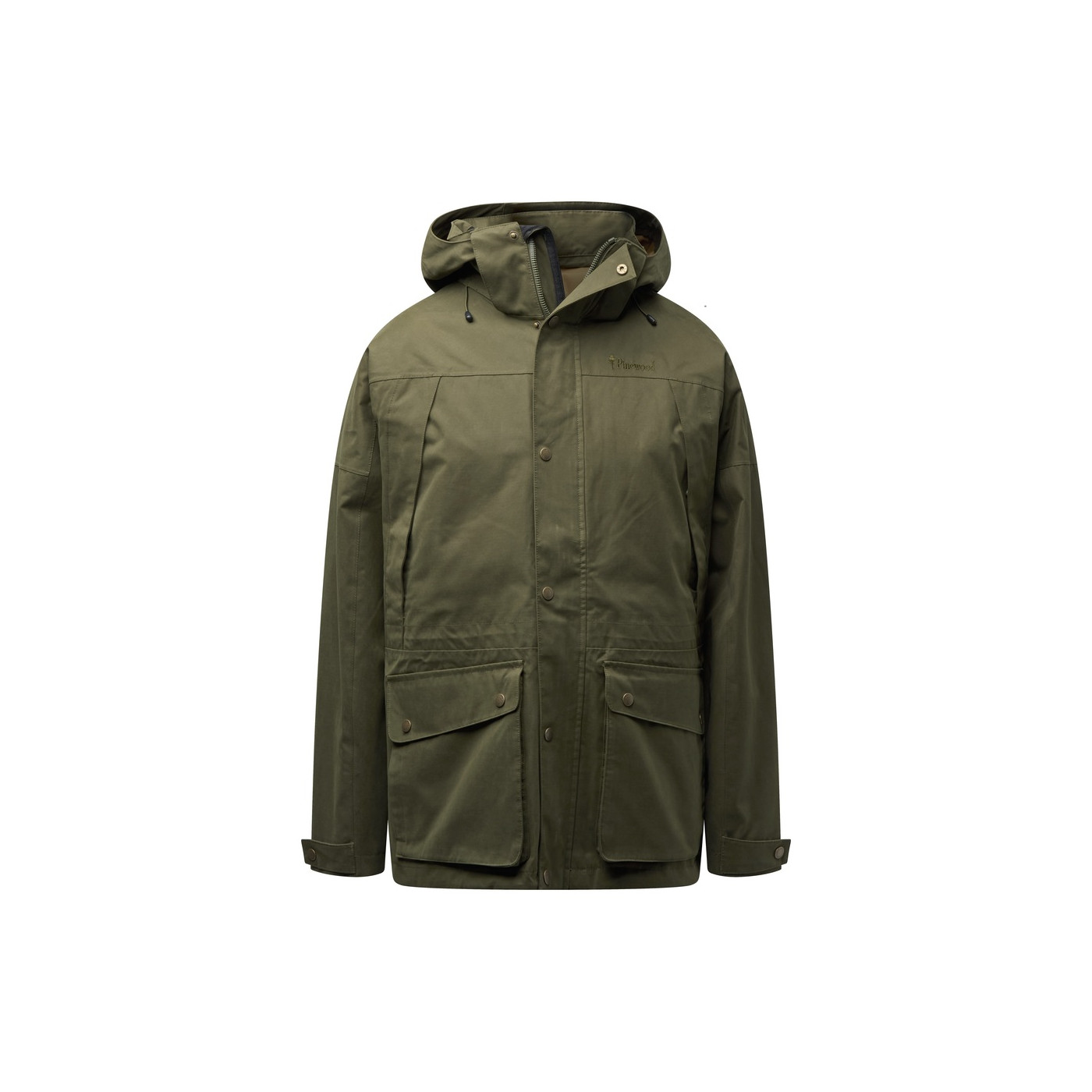 Kurtka Męska myśliwska z membraną PINEWOOD® Nydala Insulation Wool Parka 5813
