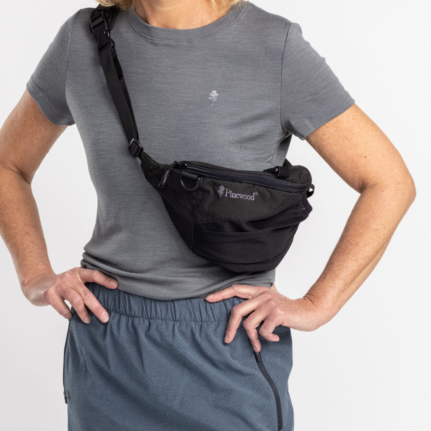 Biodrówka PINEWOOD® CROSS WAIST 1915 Dark Olive Green
