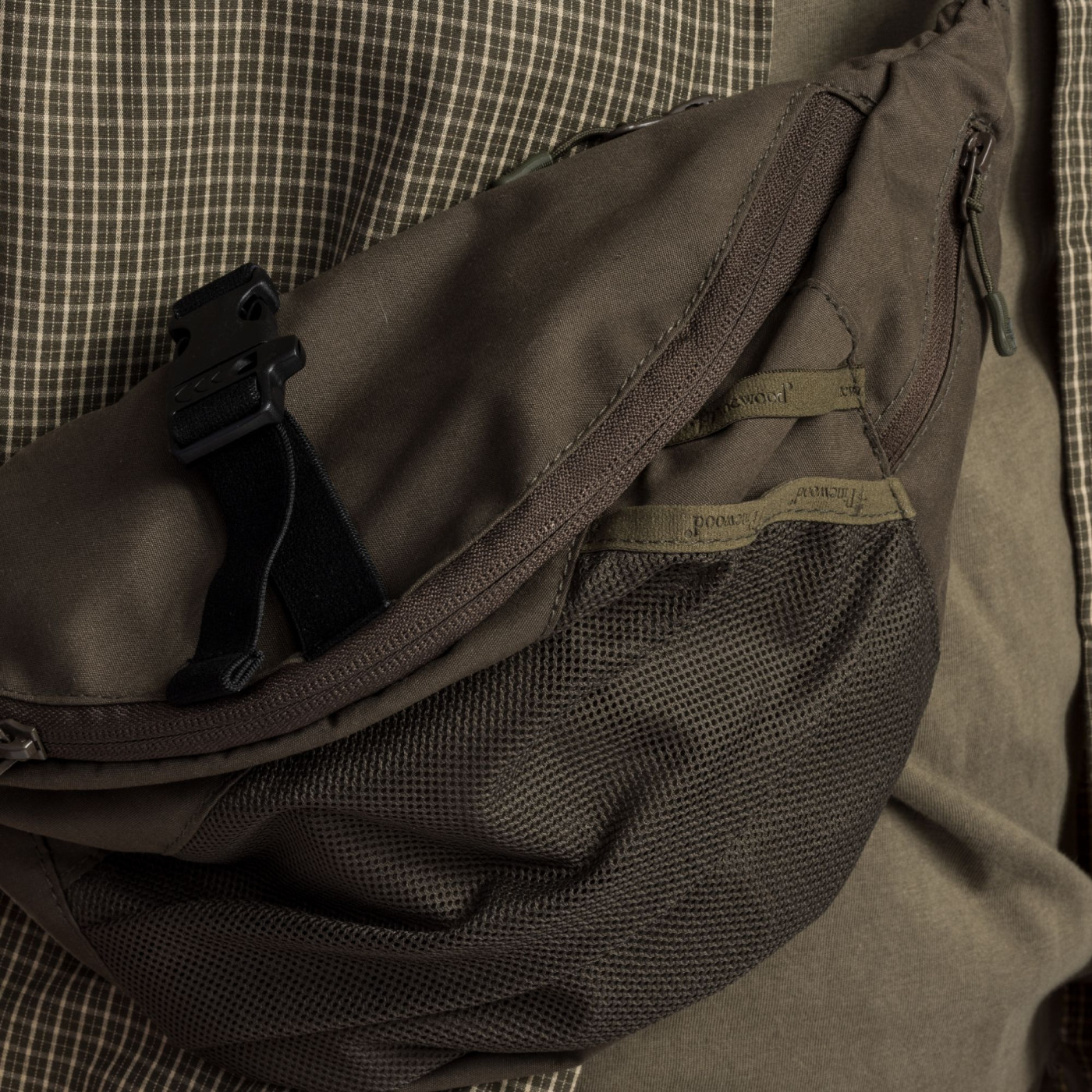 Biodrówka PINEWOOD® CROSS WAIST 1915 Dark Olive Green