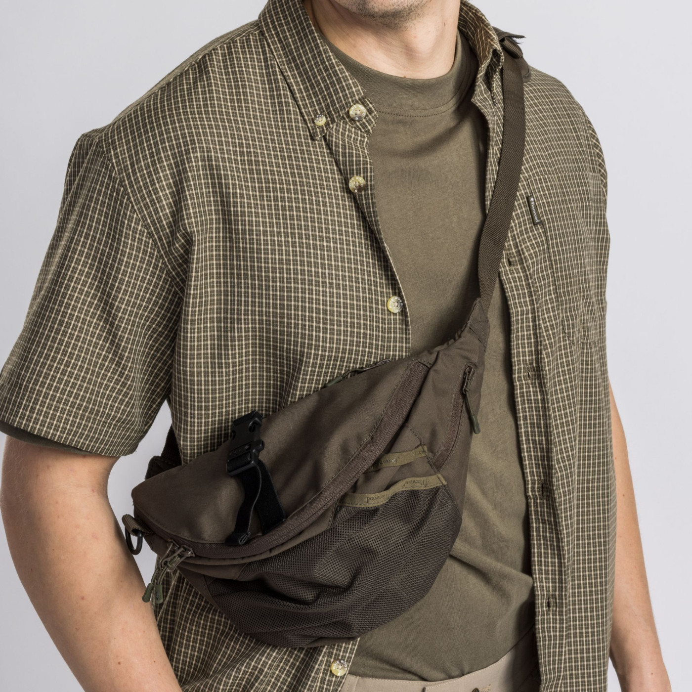 Biodrówka PINEWOOD® CROSS WAIST 1915 Dark Olive Green