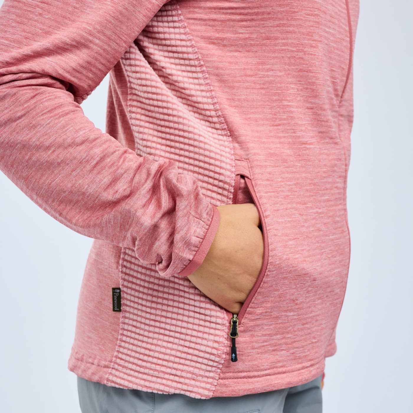 Bluza polarowa damska Abisko 3307-Dusty Pink-M