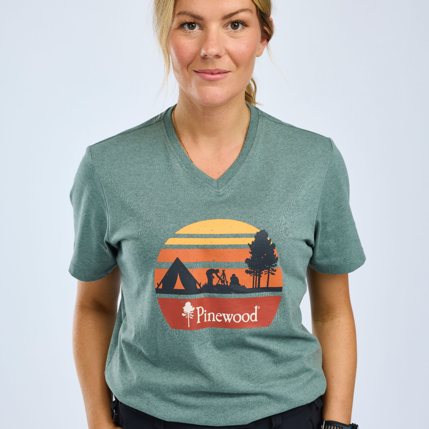 T-Shirt damski Finnveden Recycled Outdoor 3449-D.Pink Mel Adventure-M