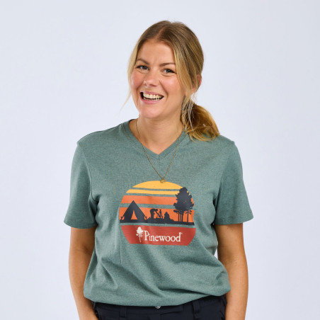 T-Shirt damski Finnveden Recycled Outdoor 3449-D.Pink Mel Adventure-M