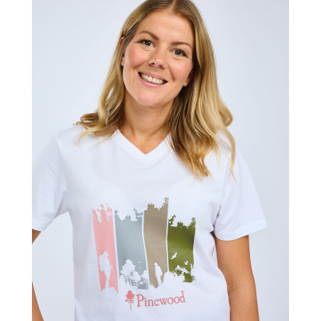 T-Shirt damski Finnveden Recycled Outdoor 3449-D.Pink Mel Adventure-M