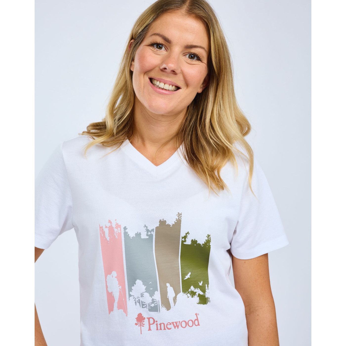 T-Shirt damski Finnveden Recycled Outdoor 3449-D.Pink Mel Adventure-M