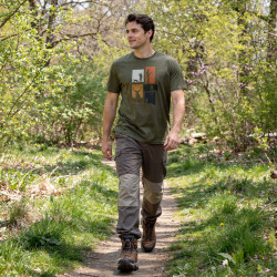 T-Shirt Hunting 5476 Olive Mel-3XL