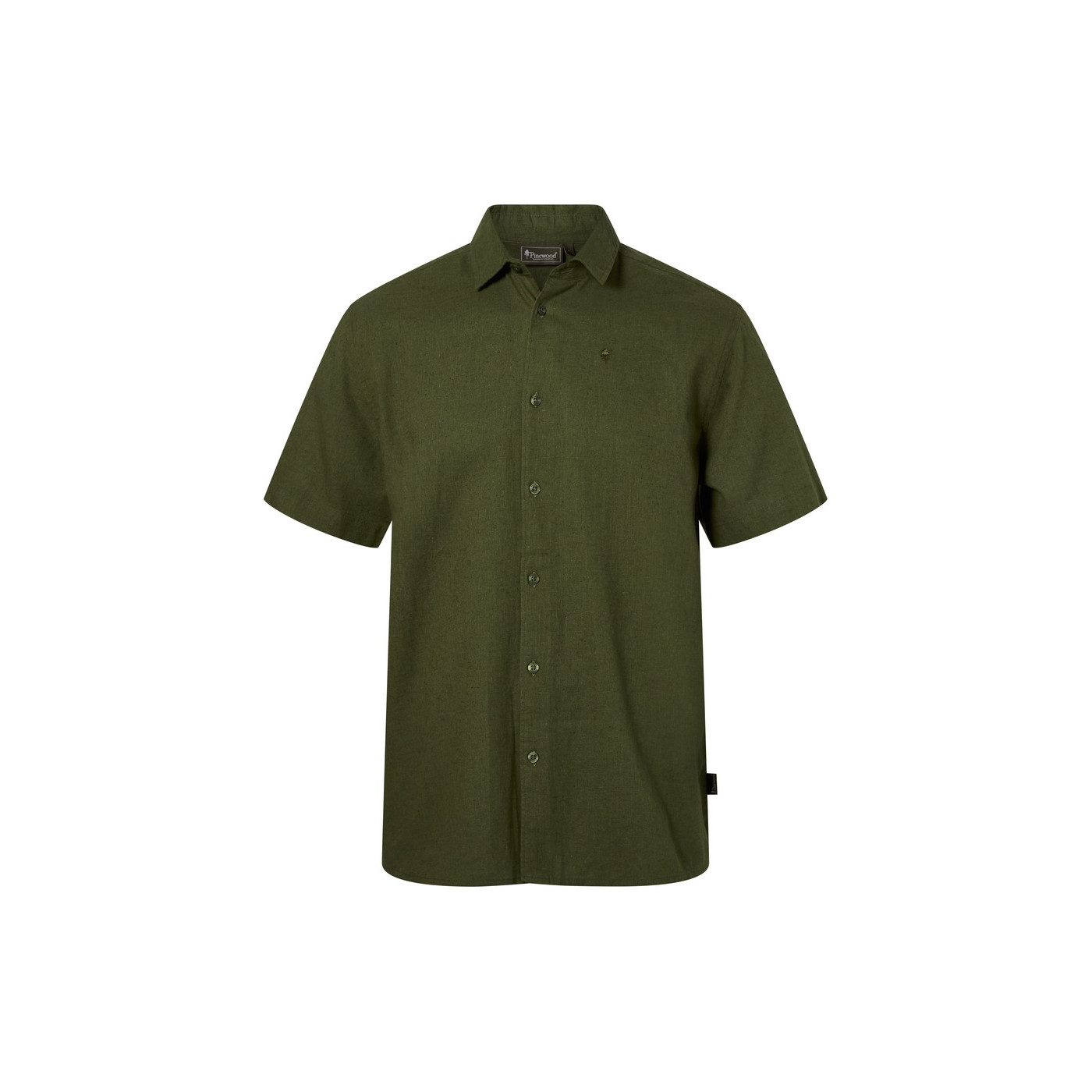 Koszula Varnamo InsectSa Hemp S/S 5373 Pine Green - L