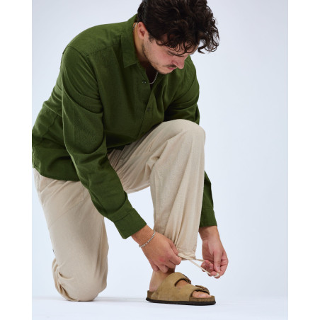 Spodnie Varnamo InsectSa Hemp 5374 Pine Green- L