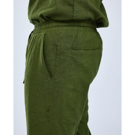 Spodnie Varnamo InsectSa Hemp 5374 Pine Green- L