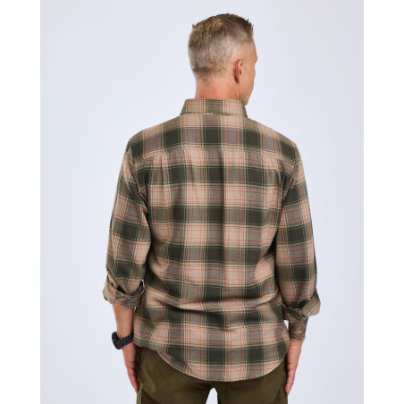 Koszula flanelowa Finnveden Forest 5370-Olive/D.Green-L