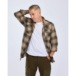 Koszula flanelowa Finnveden Forest 5370-Olive/D.Green-L