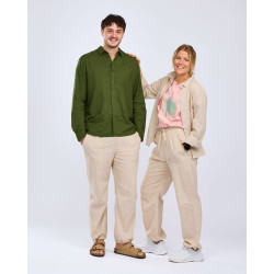 Koszula Varnamo InsectSa Hemp L/S 5372 Linen Beige - L