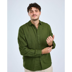 Koszula Varnamo InsectSa Hemp L/S 5372 Linen Beige - L