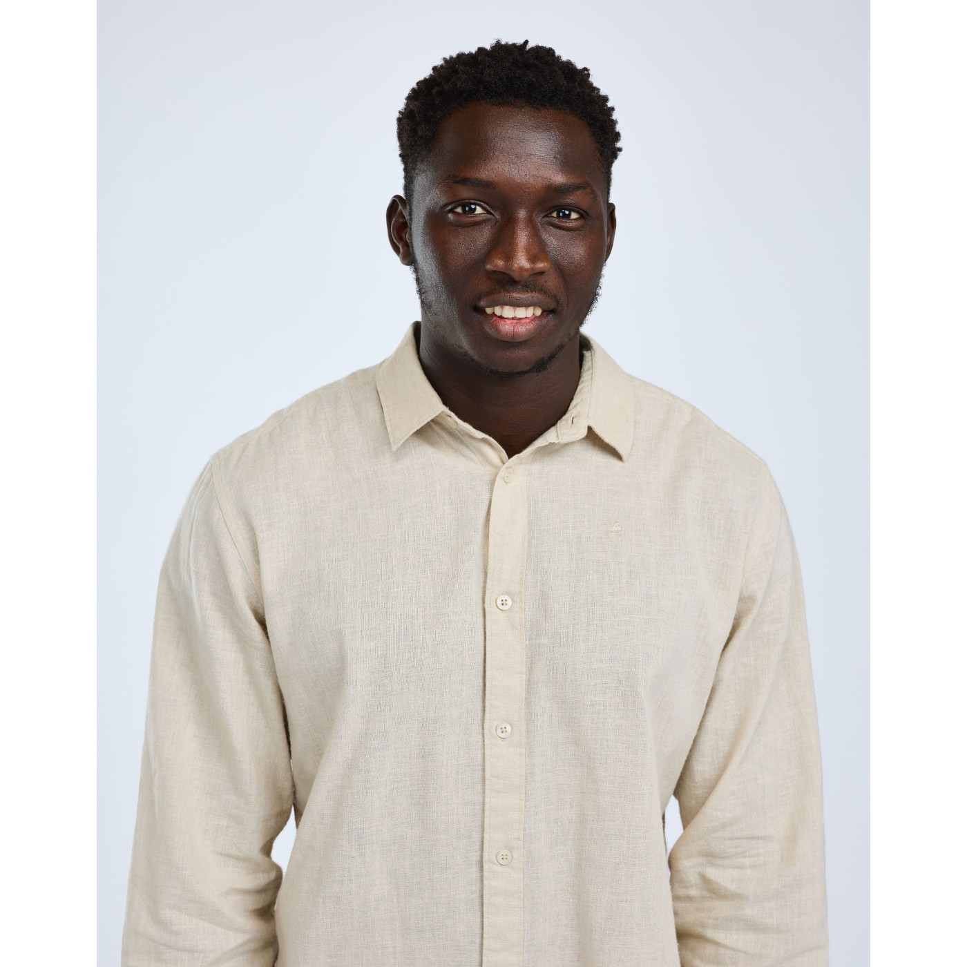 Koszula Varnamo InsectSa Hemp L/S 5372 Linen Beige - L