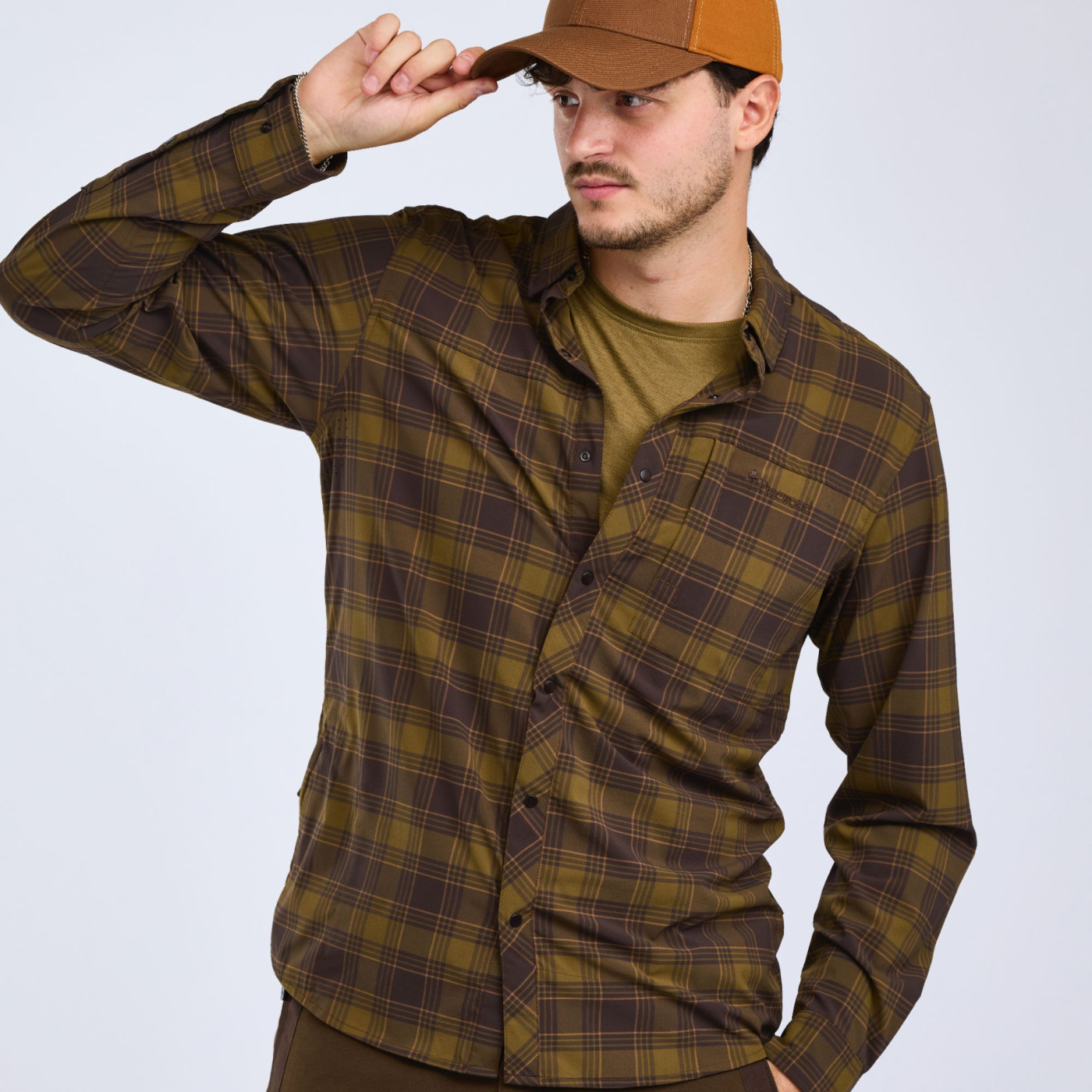 Koszula Outdoor L/S - 5222 Aqua Grey - L