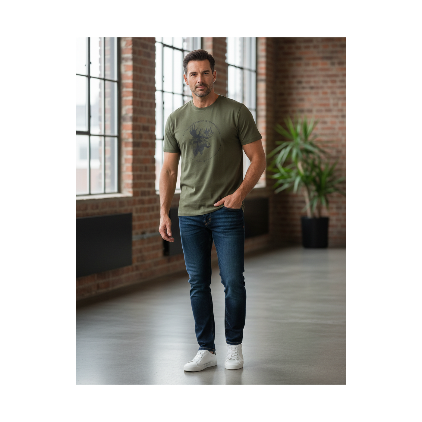 T-SHIRT PINEWOOD® MOOSE 5571