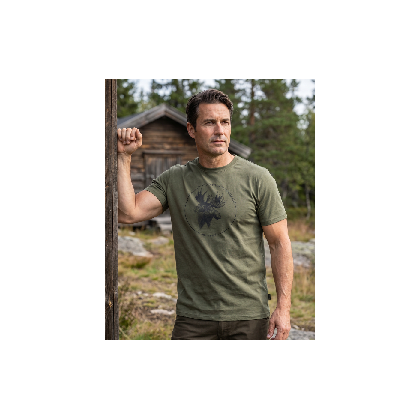 T-SHIRT PINEWOOD® MOOSE 5571