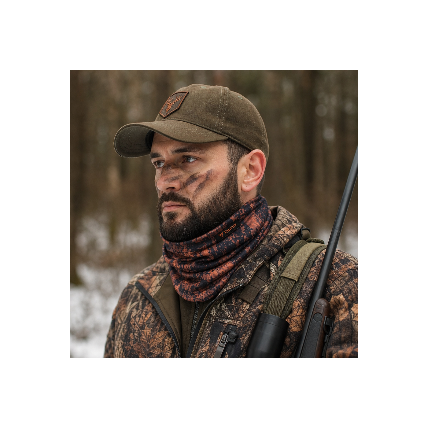 Komin ocieplany unisex TAURUS - DEER ORANGE
