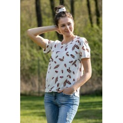 Bluzka Taurus - White Bird z apaszką